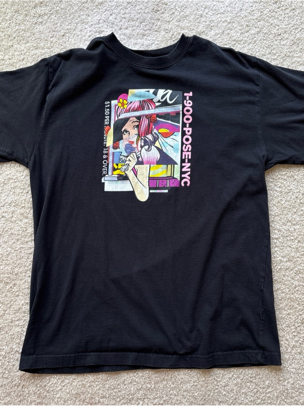 Adidas Originals 1-900-POSE TEE BEYOND THE STREET New York City Shirt Mens sz Lg